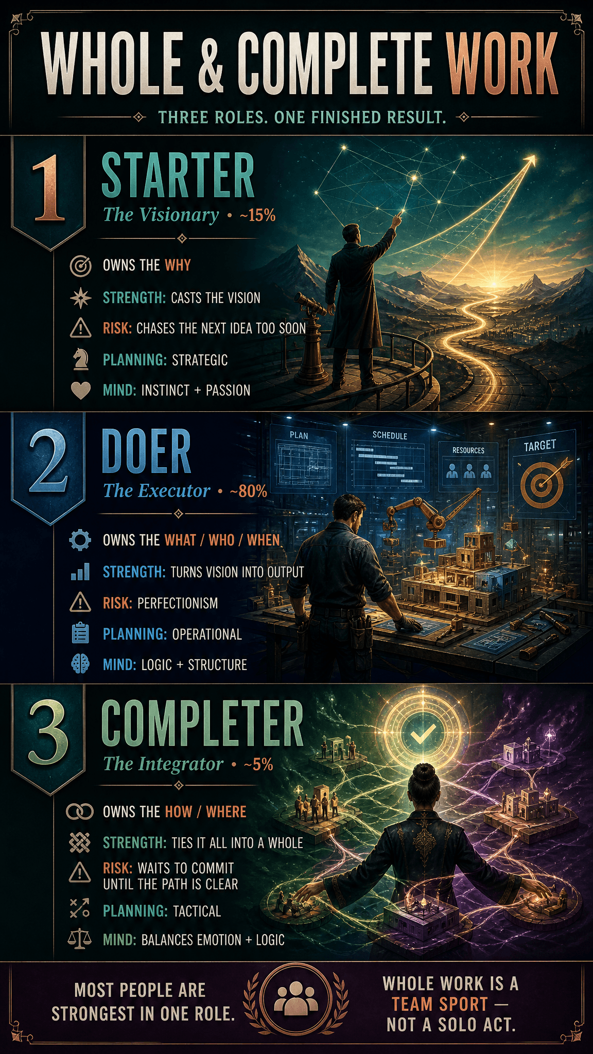 The Theory of Whole and Complete Work, Part 1